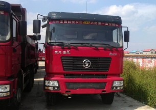 陕汽 德龙F2000重卡 380马力 8X4 LNG自卸车(SX3315DT456TL1)