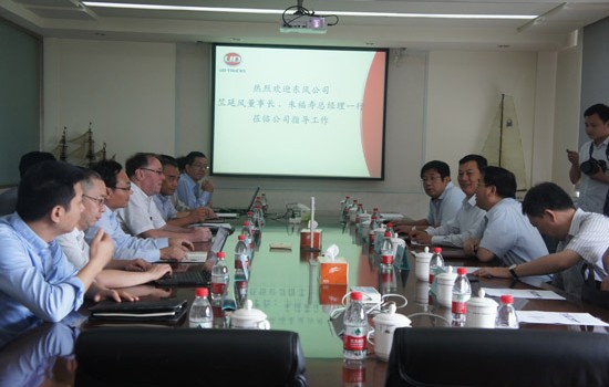 东风公司领导一行来东沃卡车调研