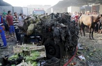 巴格达遭卡车炸弹袭击   至少60死200伤