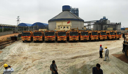 10台HOWO自卸车再次入驻华润集团
